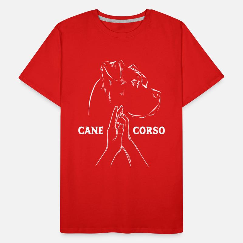 Cane Corso - High Five - Fan de chien T-shirt bio Premium Homme
