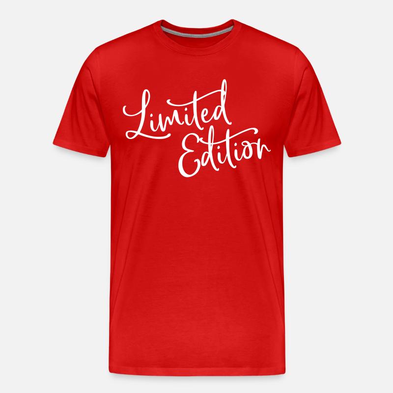 Limited Edition - Männer Premium Bio T-Shirt - Rot