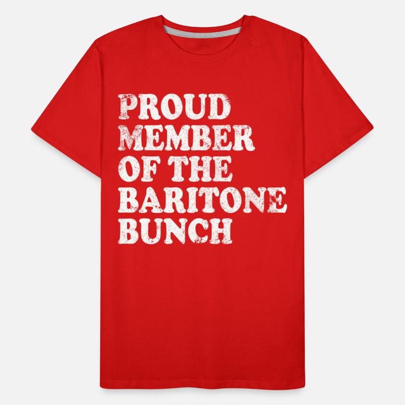 Fier membre du groupe de barytons - blanc T-shirt bio Premium Homme