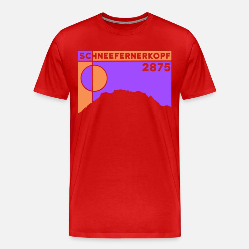 Schneefernerkopf Souvenir Keepsake Gift - Men's Premium Organic T-Shirt - undefined