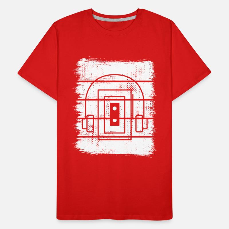 Cassette Player Sketch Men's Premium Organic T-Shirt