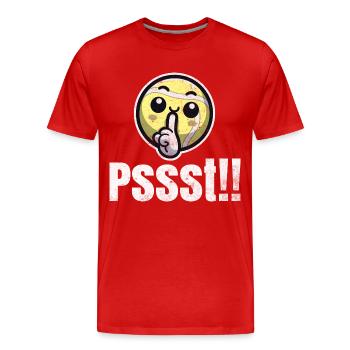 Chut - T-shirt bio Premium Homme - rouge - Devant - Damien (186cm)
