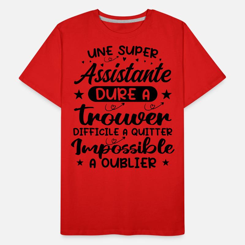 A Super Assistant - Assistant Gift Men's Premium Organic T-Shirt