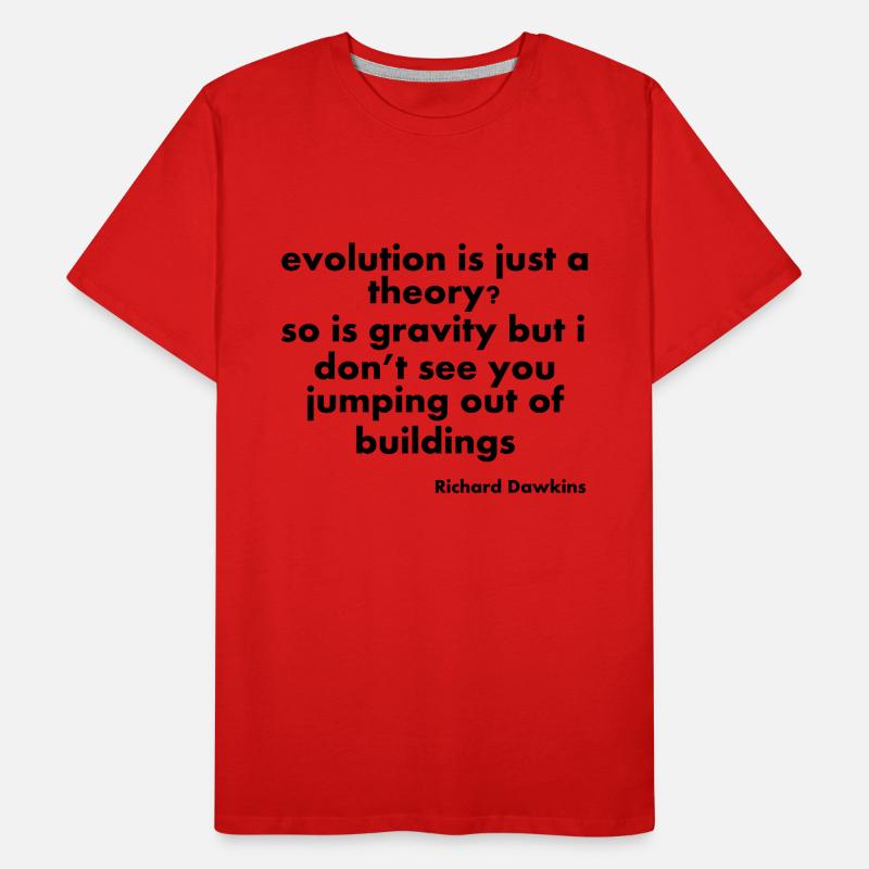 Evolution Quotes Men's Premium Organic T-Shirt