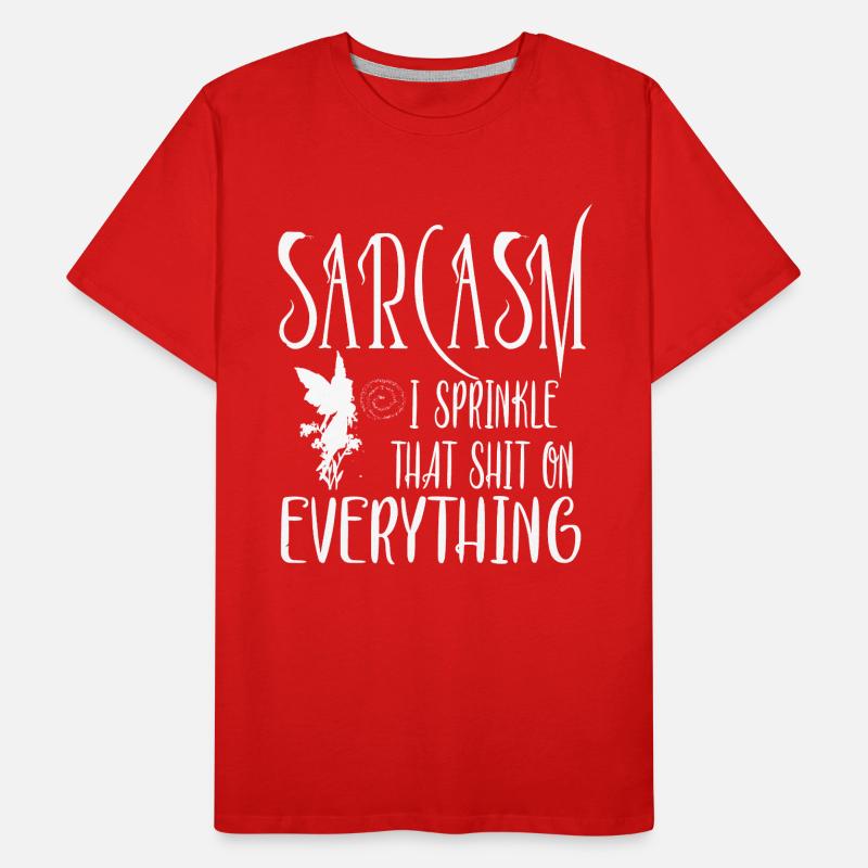 Sarkasmus Sprüche Männer Premium Bio T-Shirt