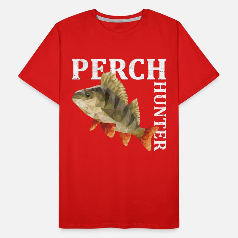 Pêche à la perche T-shirt bio Premium Homme