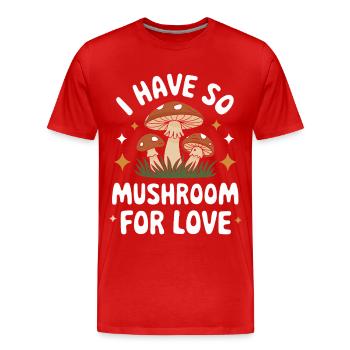 Pilz Pilze Funghi Champignon - Männer Premium Bio T-Shirt - Rot - Vorne - Damien (186cm)