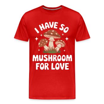 Pilz Pilze Funghi Champignon - Männer Premium Bio T-Shirt - Rot - Vorne - Damien (186cm)