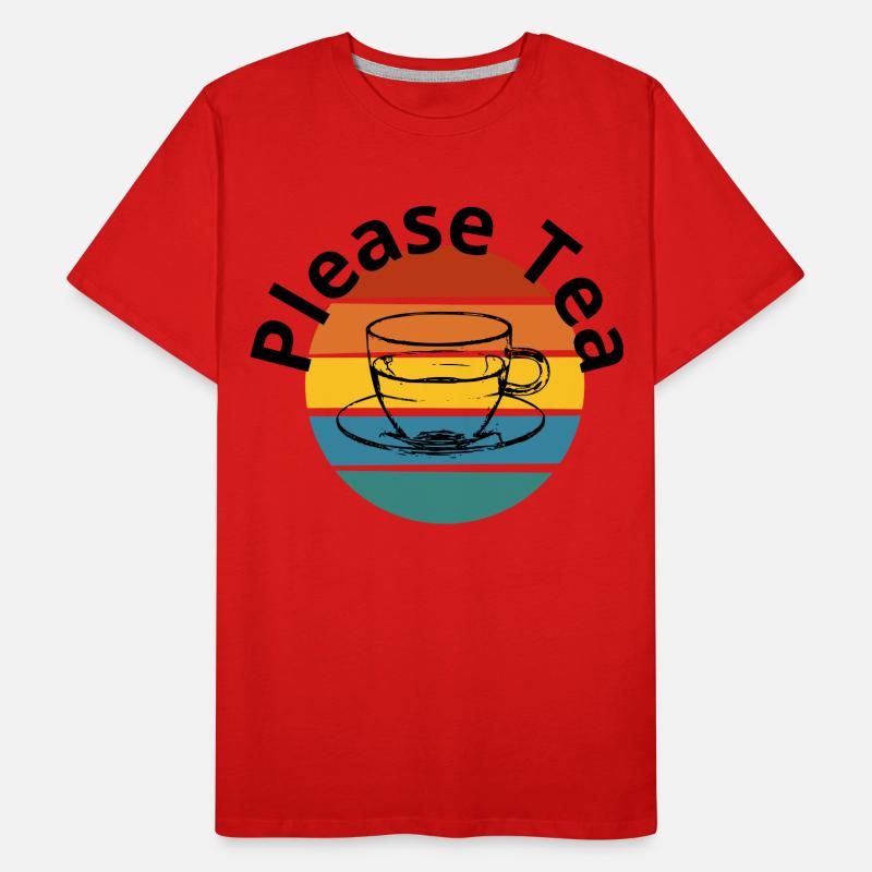 Please Tea Männer Premium Bio T-Shirt