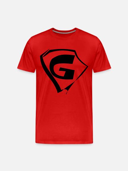 Emblem G logo - Men's Premium Organic T-Shirt - red