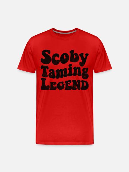 Scoby Taming Legend - Männer Premium Bio T-Shirt - Rot