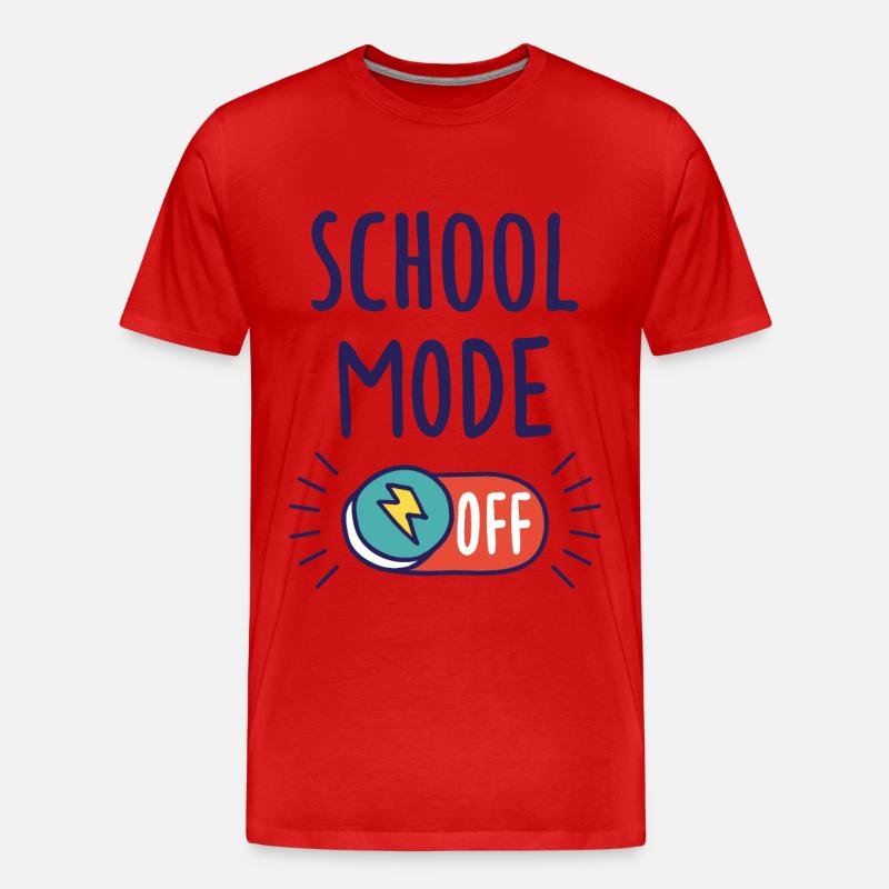 Schule Modus Aus - Männer Premium Bio T-Shirt - undefined