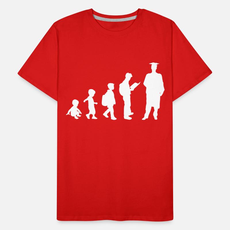 Graduation Evolution Männer Premium Bio T-Shirt