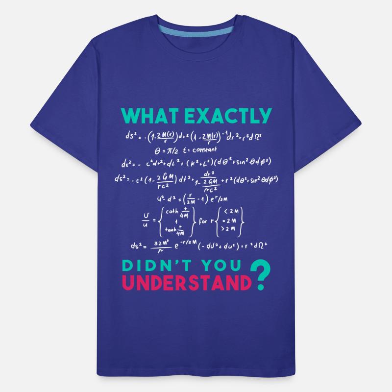 Blague de formule de physique T-shirt bio Premium Homme