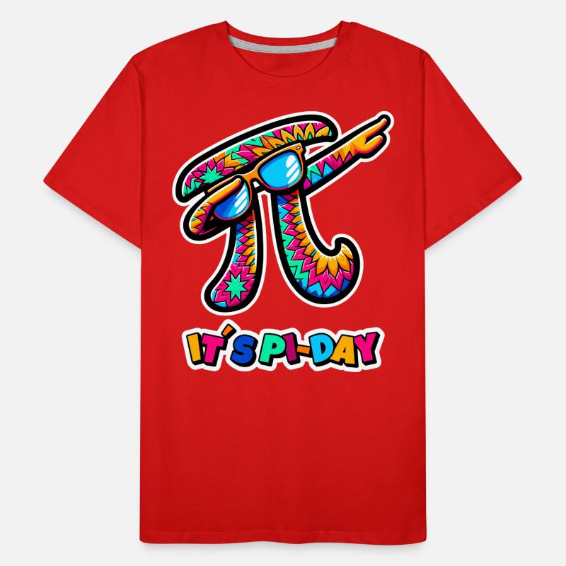 its pi day math design Men's Premium Organic T-Shirt