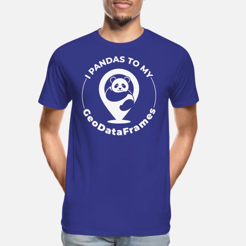 GeoDataFrames Pandas GIS Python Programmierung Männer Premium Bio T-Shirt