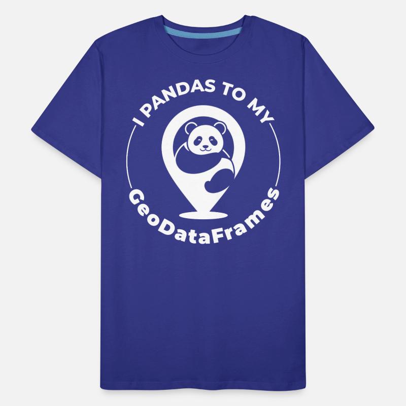 GeoDataFrames Pandas GIS Python Programmierung Männer Premium Bio T-Shirt