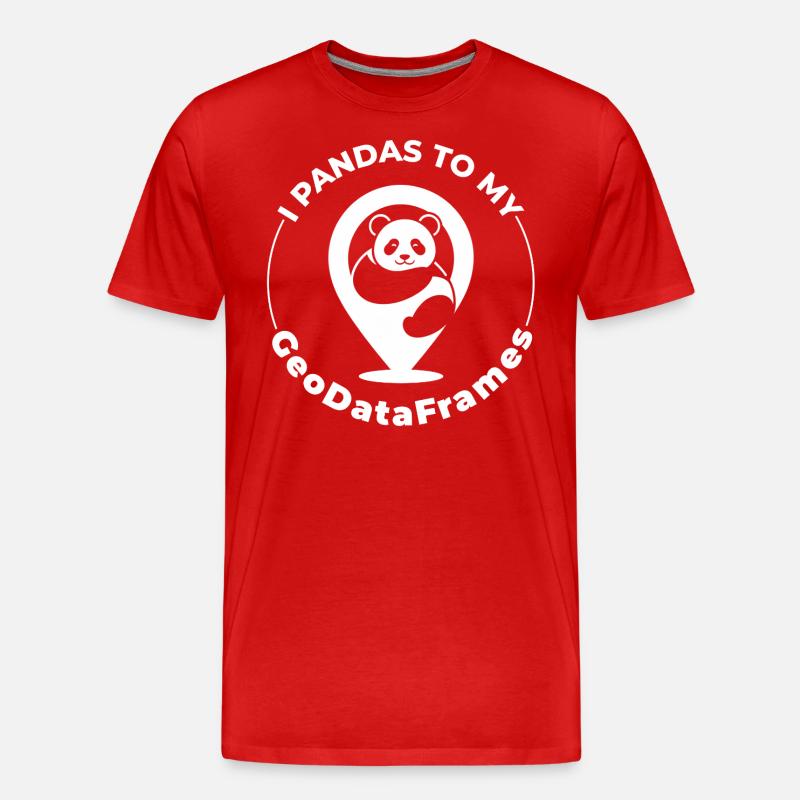 GeoDataFrames Pandas GIS Python Programmierung - Männer Premium Bio T-Shirt - undefined