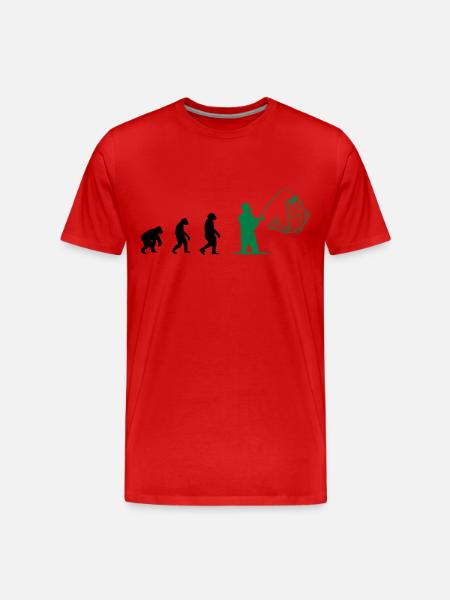 Evolution Pêche - T-shirt bio Premium Homme -