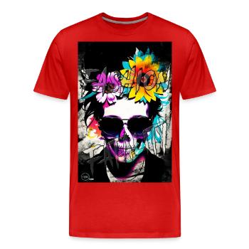 FASHION FATALITY 9 By Yume Origins - Men's Premium Organic T-Shirt - red - Front - Damien (186cm)