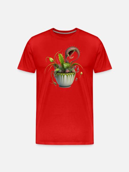 Green Undead - Men's Premium Organic T-Shirt - red