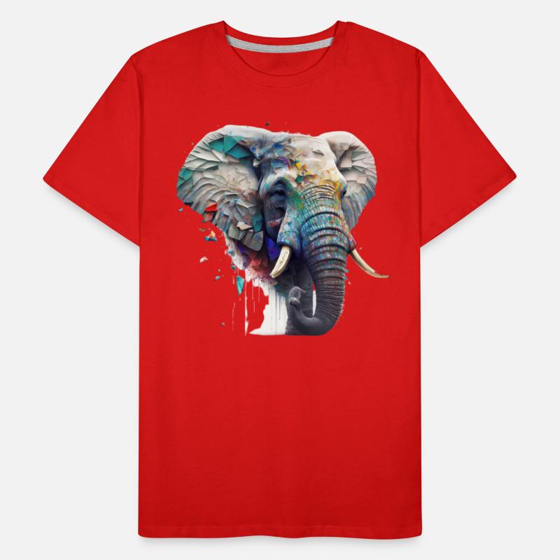 Elefantenkraft Männer Premium Bio T-Shirt