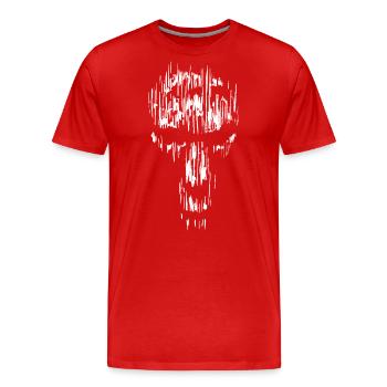 Skull Fantasy - Men's Premium Organic T-Shirt - red - Front - Damien (186cm)