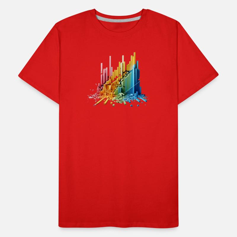 Frequenz-Wand Männer Premium Bio T-Shirt