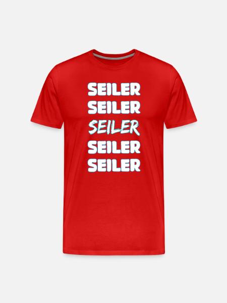 Job Rope Maker - Men's Premium Organic T-Shirt - red