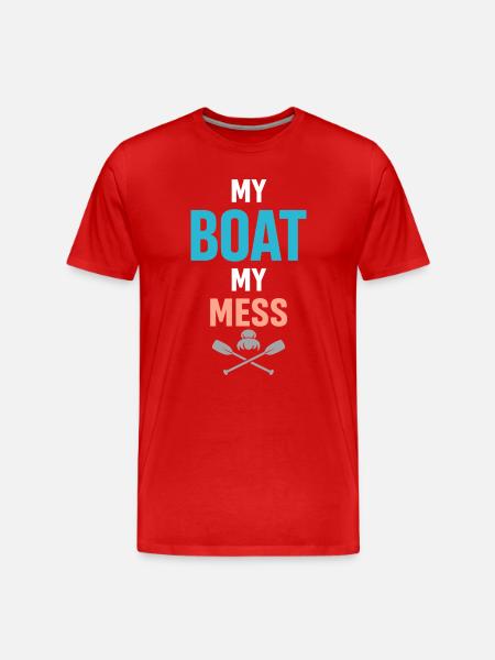 Sea hairs don't care about - Men's Premium Organic T-Shirt - red