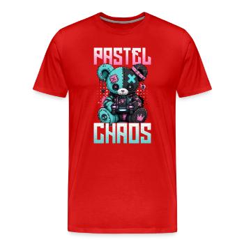 Pastel Goth Soft Goth Gaming Gamer - T-shirt bio Premium Homme - rouge - Devant - Damien (186cm)