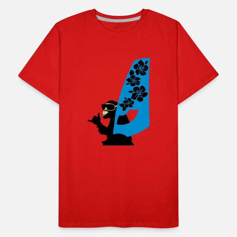 windsurfer Men's Premium Organic T-Shirt
