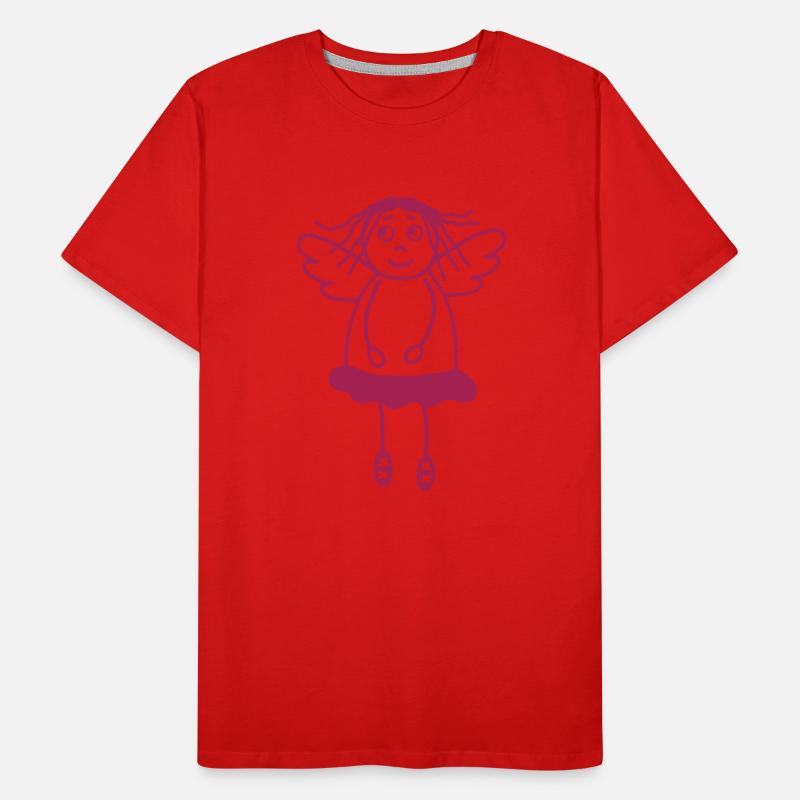 Ange gardien filles T-shirt bio Premium Homme
