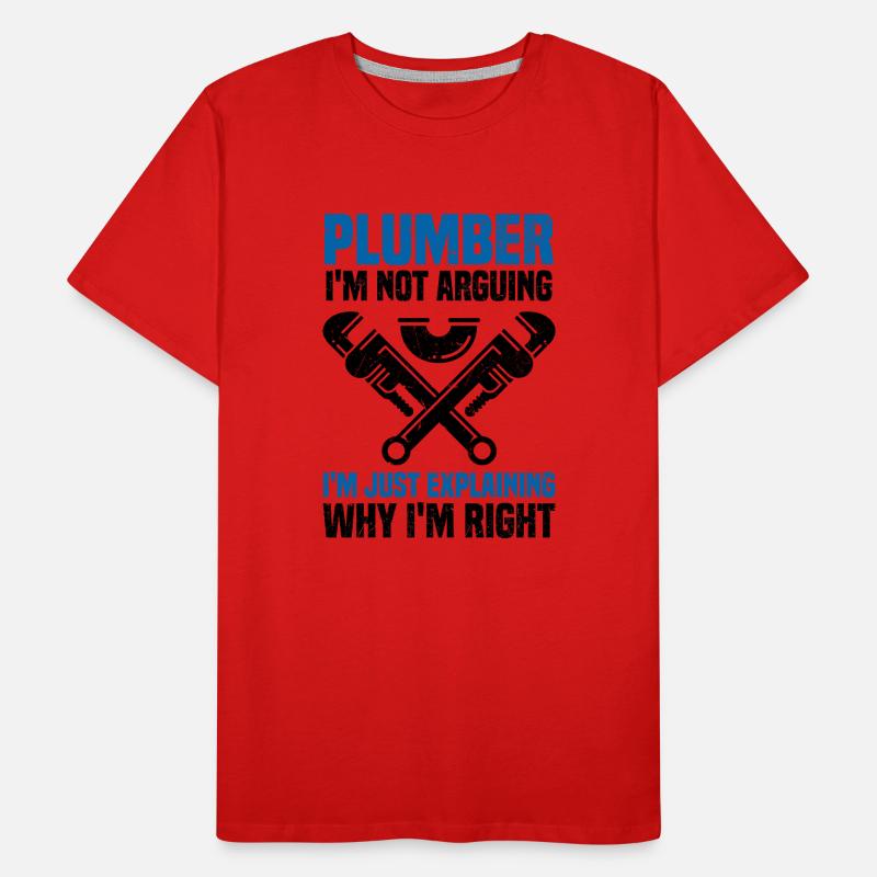 Klempner Männer Premium Bio T-Shirt