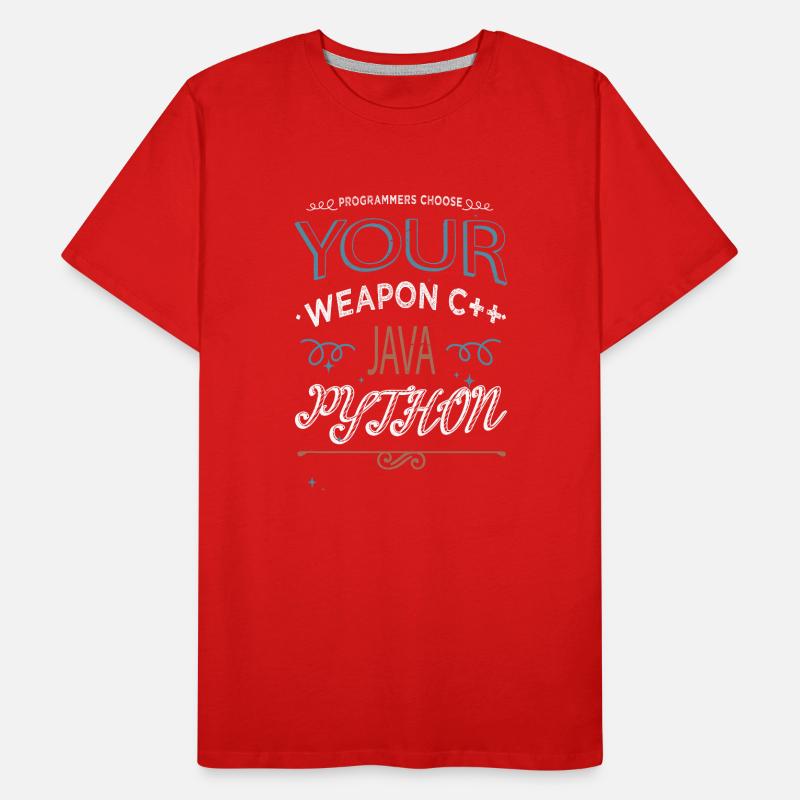 Backend Developer Men's Premium Organic T-Shirt