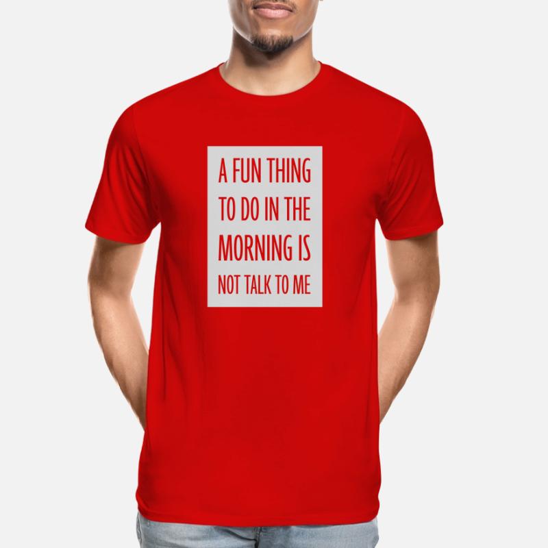 ne me parle pas T-shirt bio Premium Homme