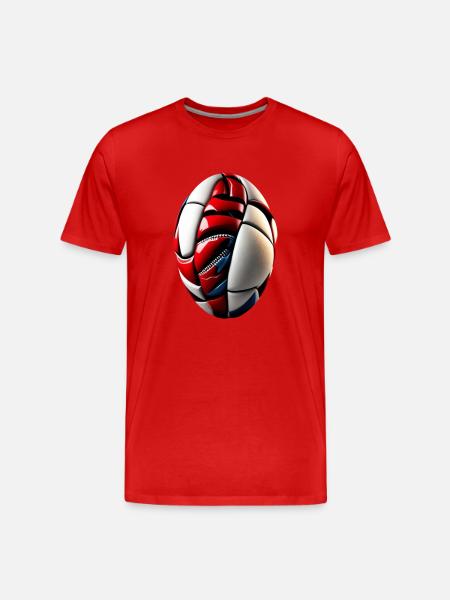 SIIIR FOOTBALL - T-shirt bio Premium Homme - rouge
