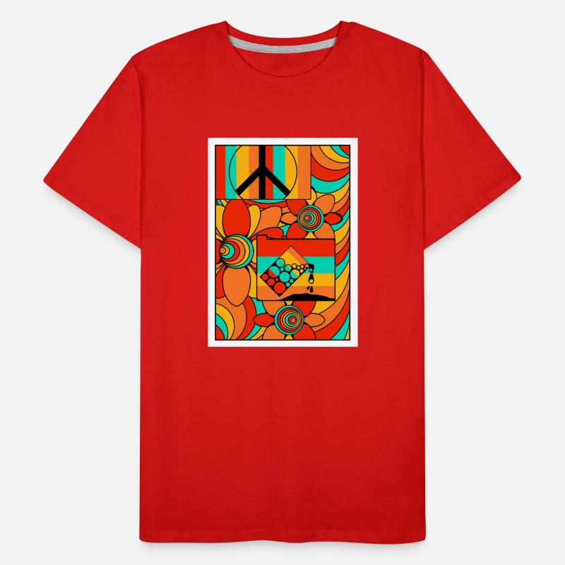 Ravebow Männer Premium Bio T-Shirt