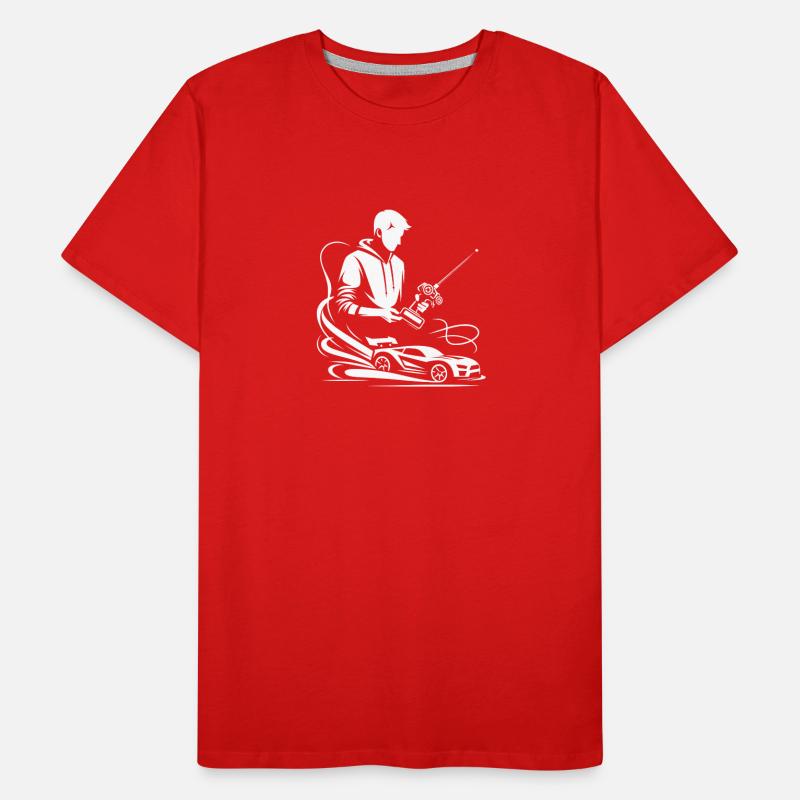 fergesteuertes Auto Männer Premium Bio T-Shirt