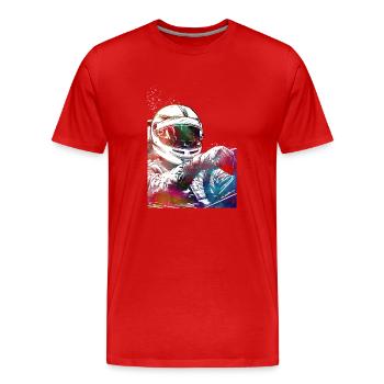 Autorennen #racing #sport - Männer Premium Bio T-Shirt - Rot - Vorne - Damien (186cm)