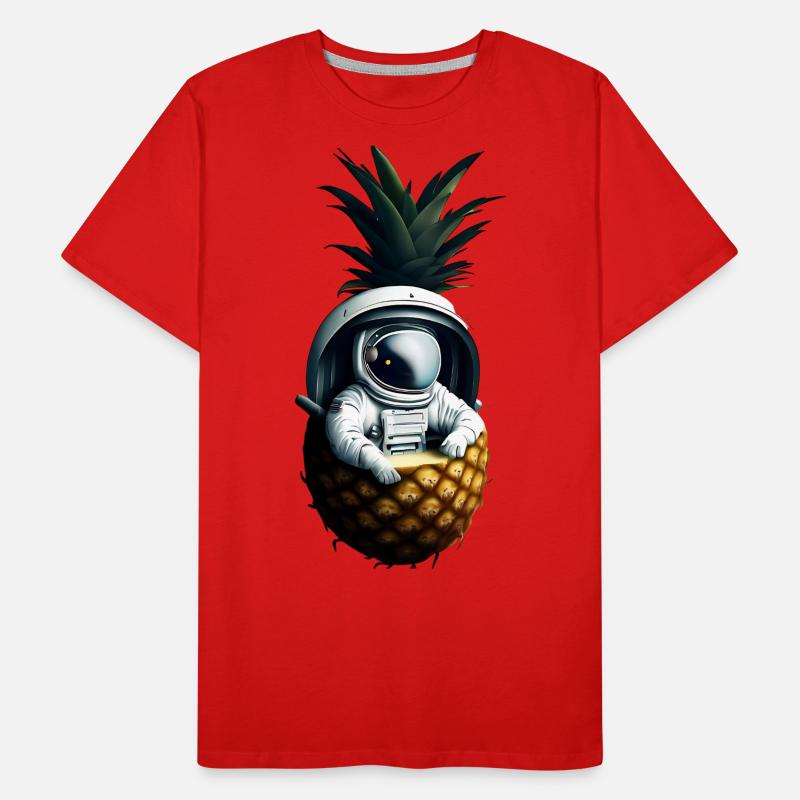 Astronaut in Ananas Männer Premium Bio T-Shirt