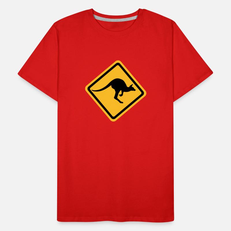 Kangaroo Men's Premium Organic T-Shirt
