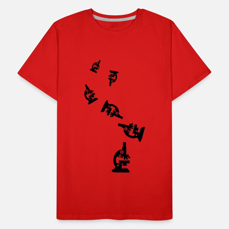Microscope Icon Icon Men's Premium Organic T-Shirt
