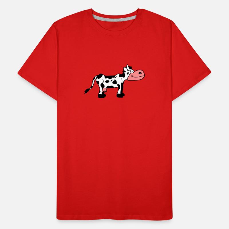 Cow Comic T-shirt bio Premium Homme