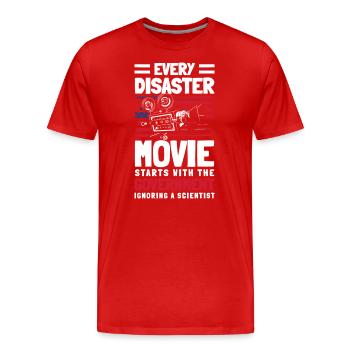 Film Film-Zitate Regie Kinobesucher - Männer Premium Bio T-Shirt - Rot - Vorne - Damien (186cm)