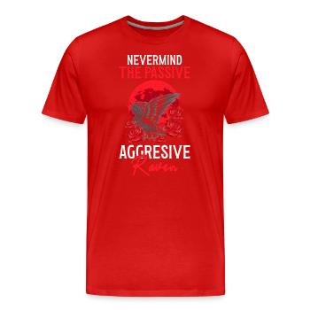 Mythologie Seele Hugin - Männer Premium Bio T-Shirt - Rot - Vorne - Damien (186cm)