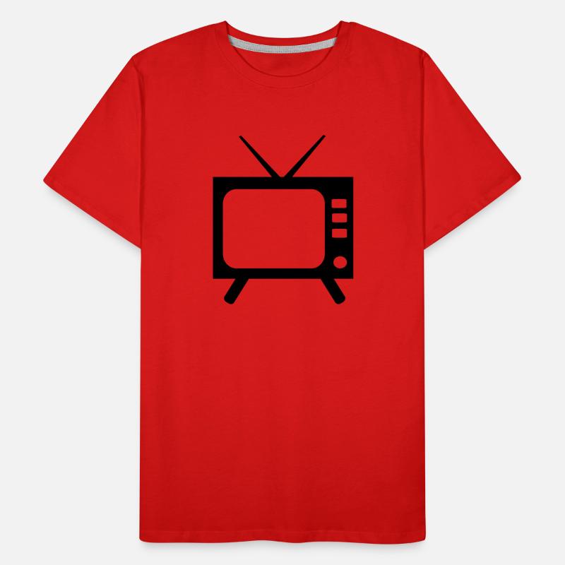 Fernseher Männer Premium Bio T-Shirt
