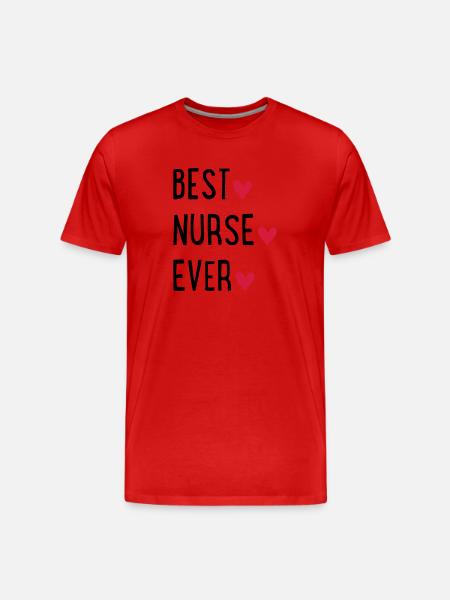 Infirmière - T-shirt bio Premium Homme - rouge