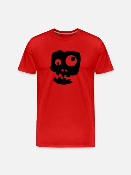 Zombie - Men's Premium Organic T-Shirt - red