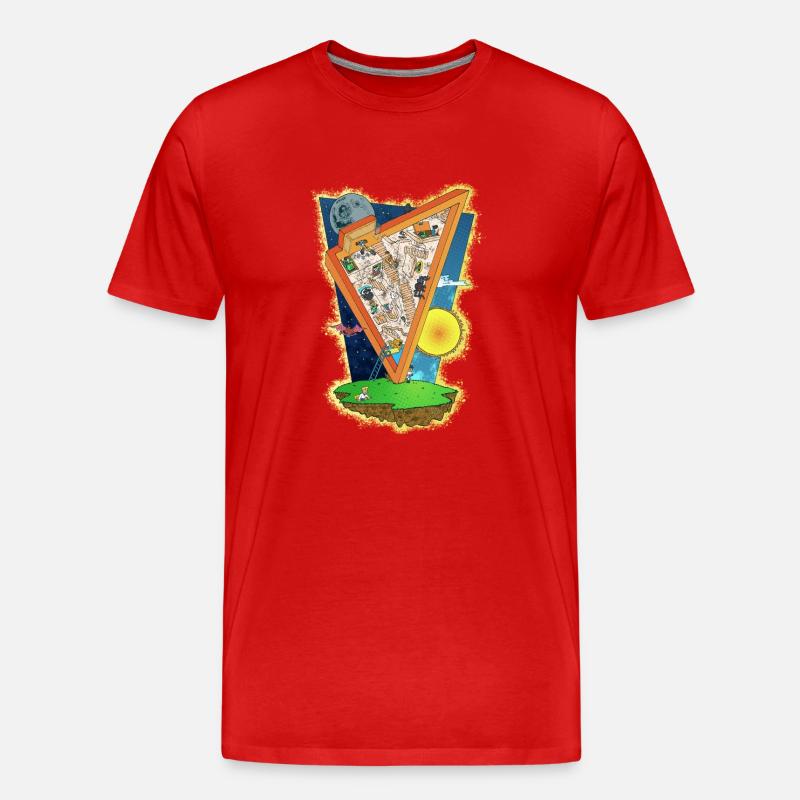 Endless Chase Teil 2 - Männer Premium Bio T-Shirt - Rot